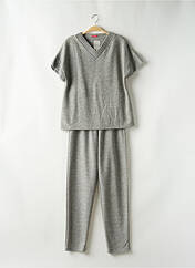 Pyjama gris VANIA pour femme seconde vue