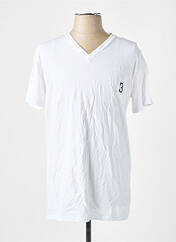 T-shirt blanc LOUISA BRACQ pour homme seconde vue