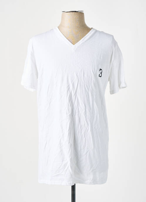 T-shirt blanc LOUISA BRACQ pour homme