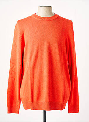 Pull col rond manches longues orange ESPRIT homme