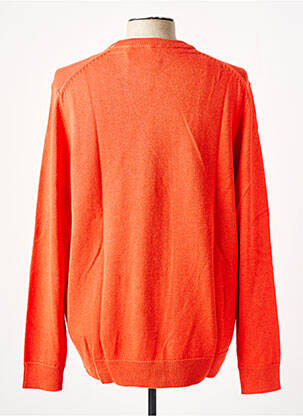 Pull col rond manches longues orange ESPRIT homme