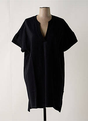 Robe mi-longue manches courtes manches courtes noir LEE COOPER femme