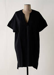 Robe mi-longue manches courtes manches courtes noir LEE COOPER femme