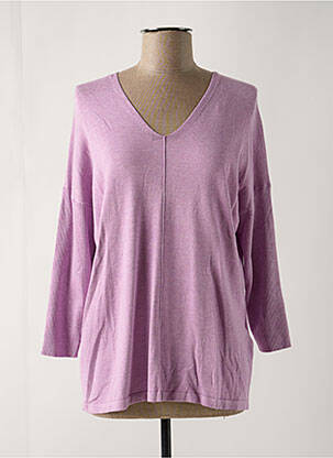 Pull violet CECIL pour femme