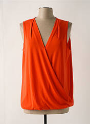 Top orange OUI pour femme seconde vue