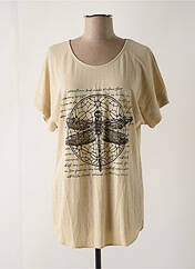 T-shirt beige KARIN HERTZ pour femme seconde vue