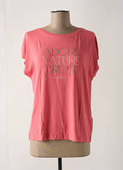 T-shirt rose STREET ONE pour femme seconde vue