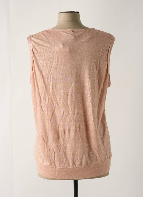 Top coupe fluide sans manche rose VOODOO femme
