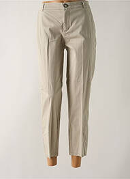 Pantalon chino tissage popeline taille normale gris STREET ONE femme