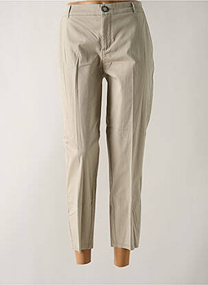 Pantalon chino tissage popeline taille normale gris STREET ONE femme