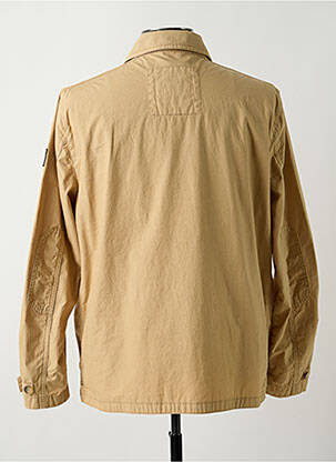 Veste casual coupe droite beige S4 JACKETS homme