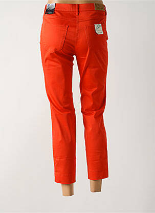 Pantalon 7/8 stretch taille normale orange TONI femme