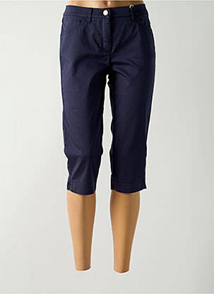 Corsaire stretch taille normale bleu fonce TONI femme