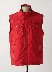 Gilet sans manche rouge PETER COFOX pour homme seconde vue