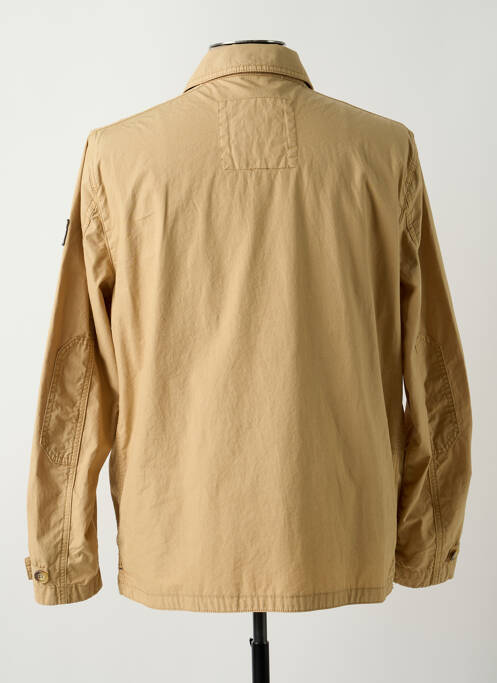 Veste casual coupe droite beige S4 JACKETS homme