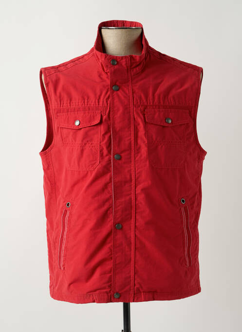 Gilet sans manche rouge PETER COFOX pour homme