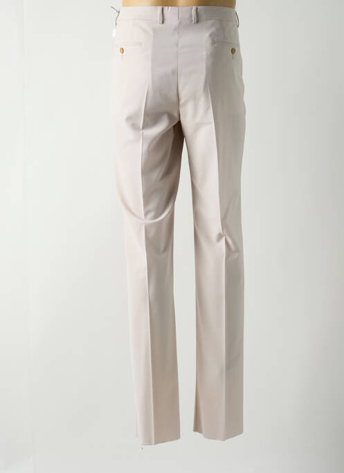 Pantalon droit beige BRUNO SAINT HILAIRE pour homme