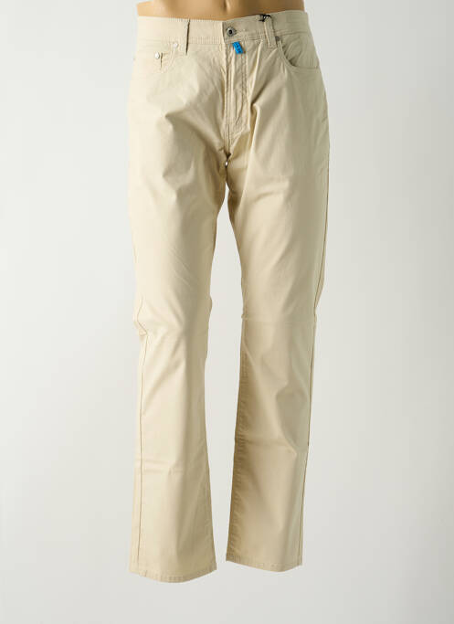 Pantalon droit beige PIERRE CARDIN pour homme