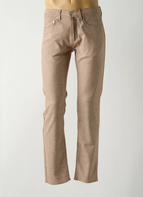 Pantalon slim marron PIERRE CARDIN pour homme