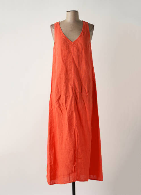 Robe longue orange LE BOUDOIR D'EDOUARD pour femme