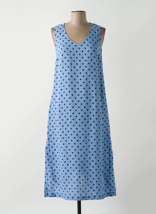 Robe mi-longue bleu LE BOUDOIR D'EDOUARD pour femme