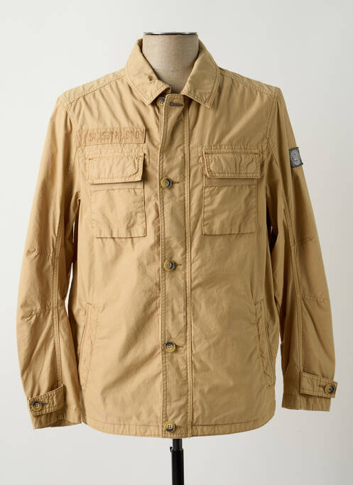 Veste casual beige S4 JACKETS pour homme