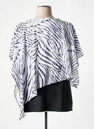 Tunique manches courtes col rond violet SPG WOMAN femme