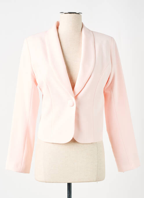 Blazer col châle rose MODISSIMO femme
