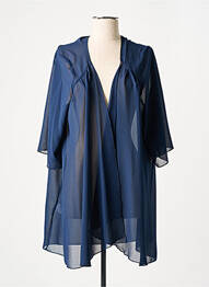 Gilet manches courtes manches courtes bleu SPG WOMAN femme