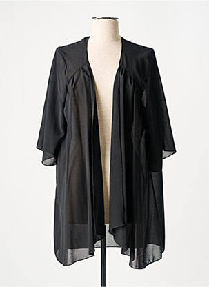 Gilet manches courtes manches courtes noir SPG WOMAN femme