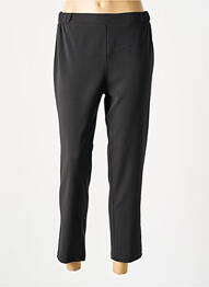 Pantalon 7/8 taille élastique noir SPG WOMAN femme