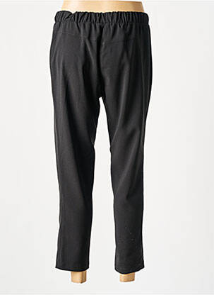 Pantalon 7/8 taille élastique noir SPG WOMAN femme