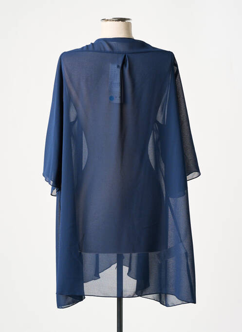 Gilet manches courtes bleu SPG WOMAN pour femme