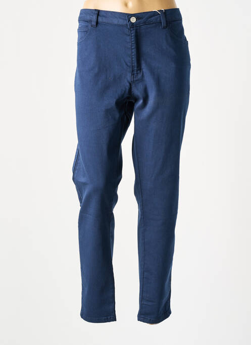 Pantalon slim bleu C'EST BEAU LA VIE pour femme