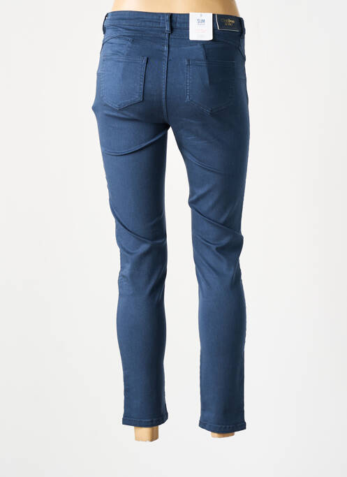 Pantalon slim bleu C'EST BEAU LA VIE pour femme