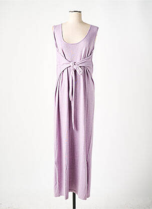 Robe longue sans manche sans manche violet RODIER femme