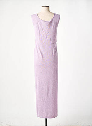 Robe longue sans manche sans manche violet RODIER femme