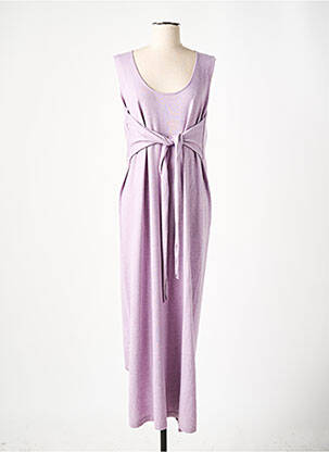 Robe longue sans manche sans manche violet RODIER femme