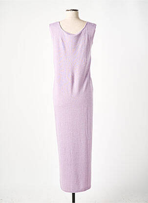 Robe longue sans manche sans manche violet RODIER femme