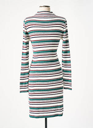 Robe pull col col montant manches longues blanc RODIER femme