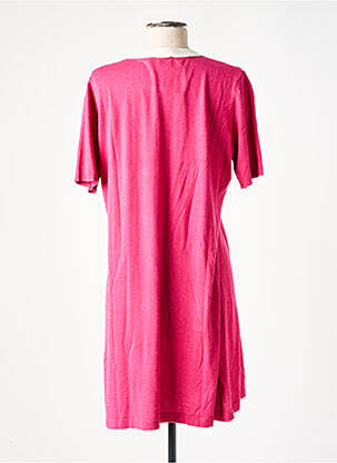 Robe pull coupe droite manches courtes rose RODIER femme