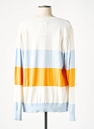 Gilet manches longues resserrée sur le bas blanc WEILL femme