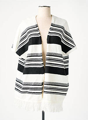 Gilet manches courtes manches manches chauves souris blanc DEFACTO femme