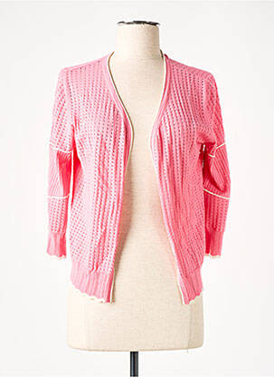 Gilet manches longues manches 3/4 rose RODIER femme