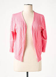 Gilet manches longues manches 3/4 rose RODIER femme