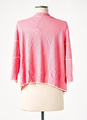 Gilet manches longues manches 3/4 rose RODIER femme