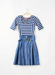 Robe mi-longue bleu TOMMY HILFIGER pour femme seconde vue