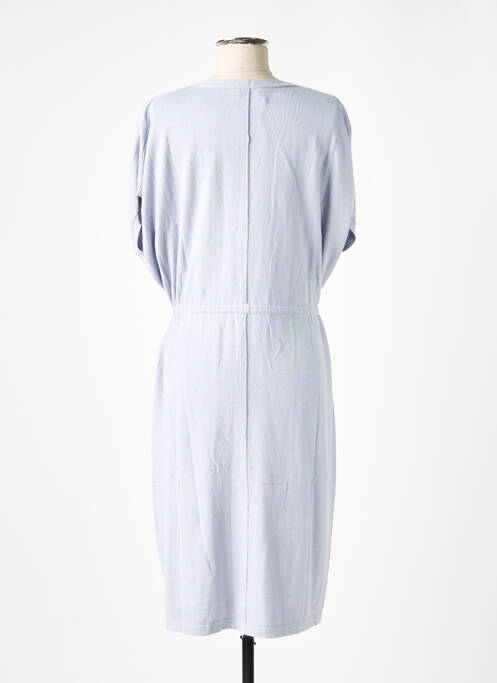 Robe pull col v manches courtes bleu RODIER femme
