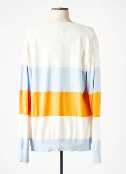 Gilet manches longues resserrée sur le bas blanc WEILL femme