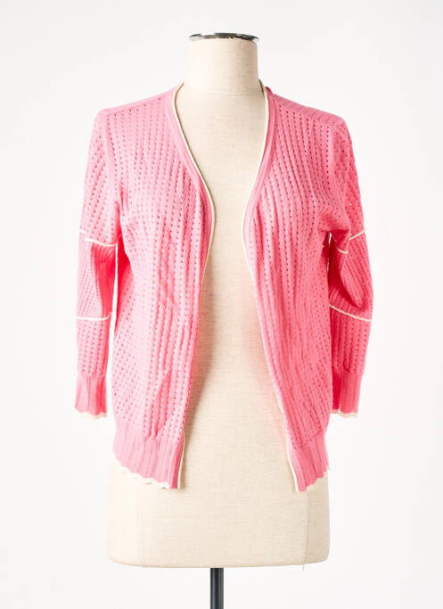 Gilet manches longues rose RODIER pour femme